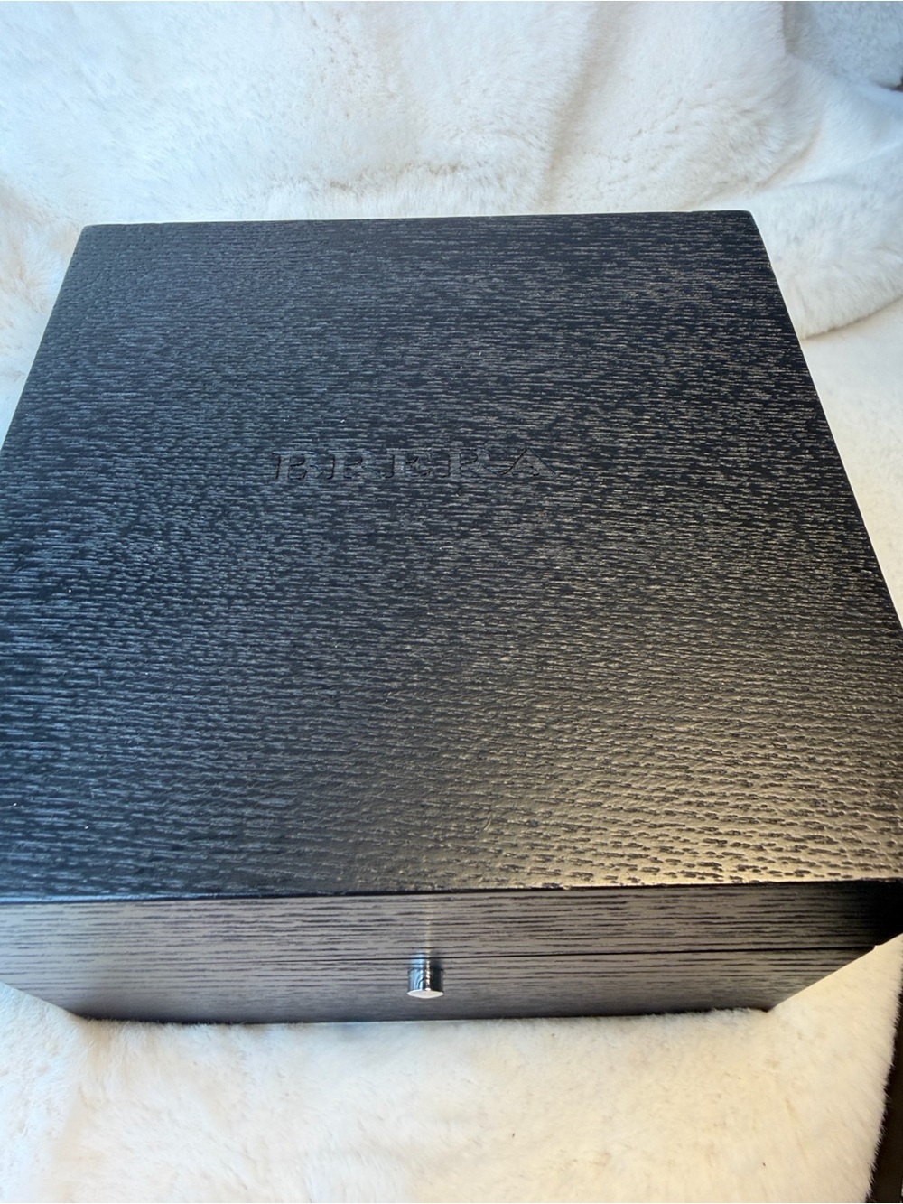 Black Men's Brera Watch Presentation Box - Picture 4 of 6